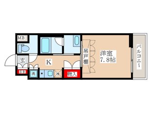 エクシーブ西国立の物件間取画像